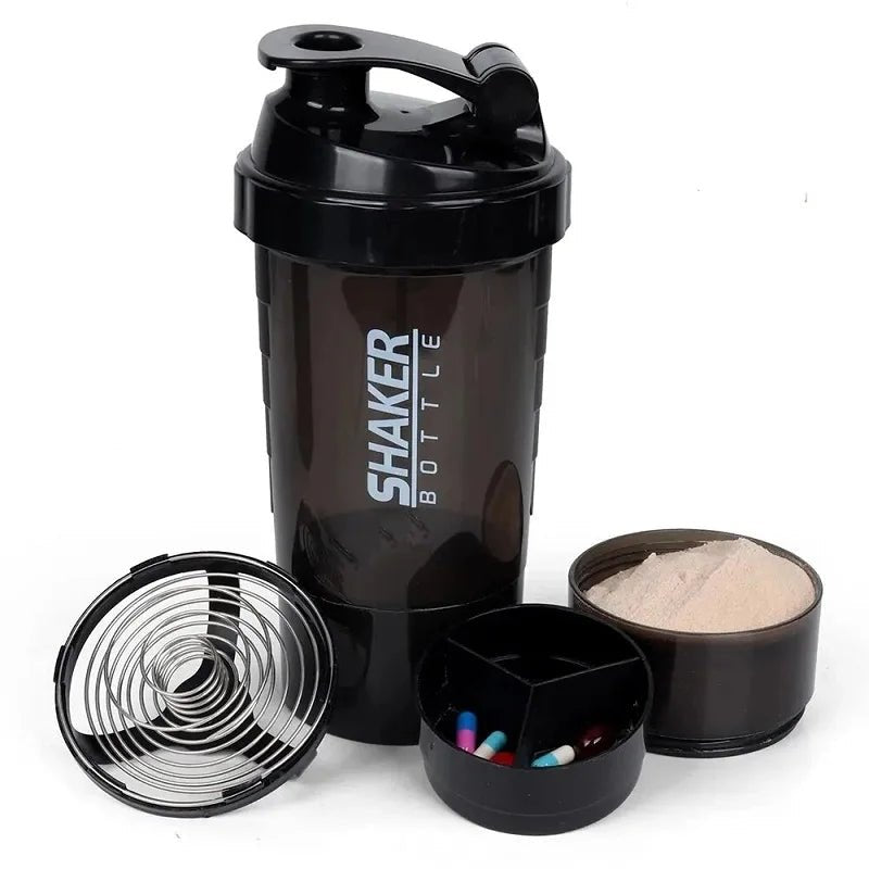 3 Layers Protein Bottle Shaker - THREADLIGHT