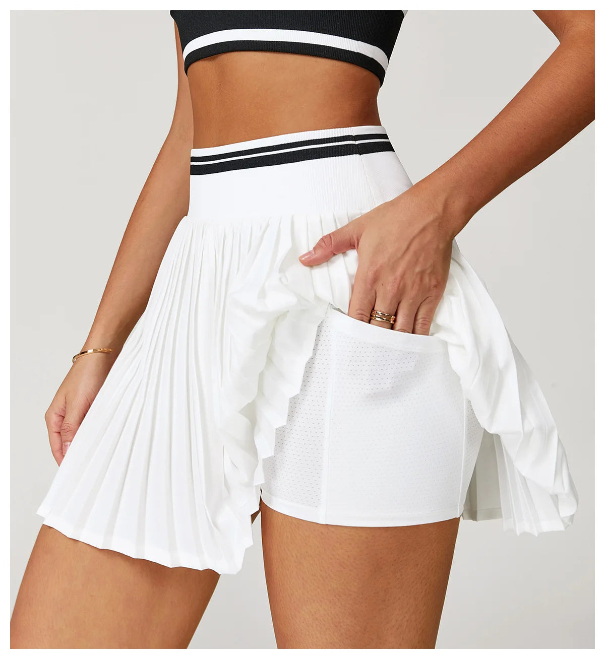 Summer High Waist Yoga Short Skirt For Women A Line Fitness Gym Sports Tennis