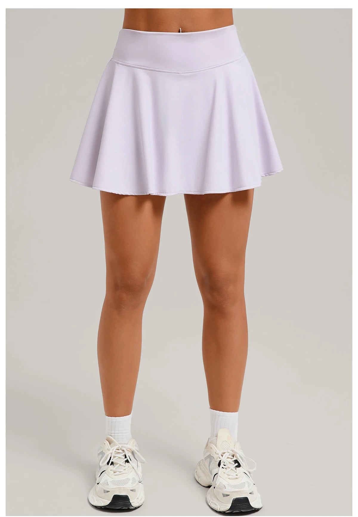 Womens High Waisted Sports Skirt With Pockets Breathable For Yoga Tennis Golf