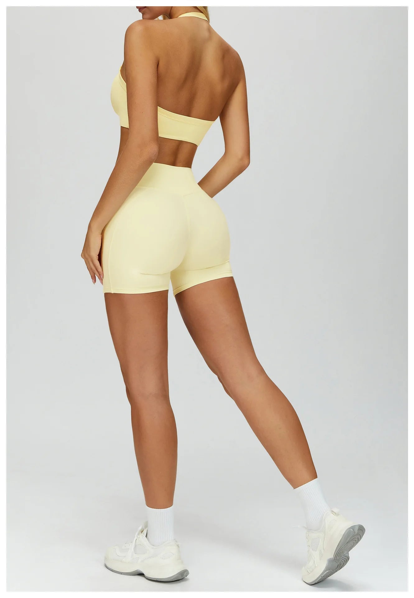 Women Cycling Shorts High Waist Fitness Gym Running Yoga Clothing