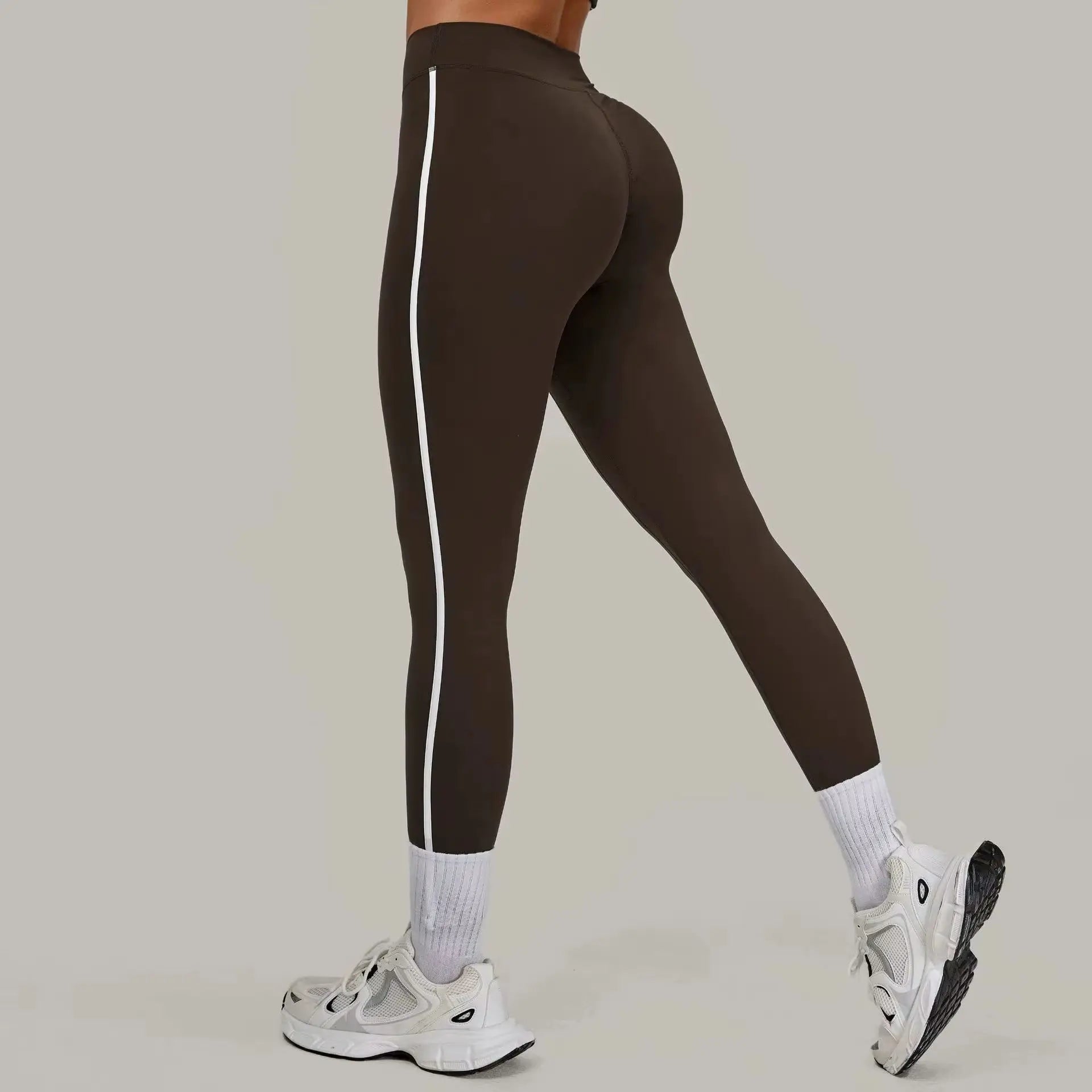 Women High Waist Yoga Leggings Push Up Breathable Stretchy Butt Lift Pants