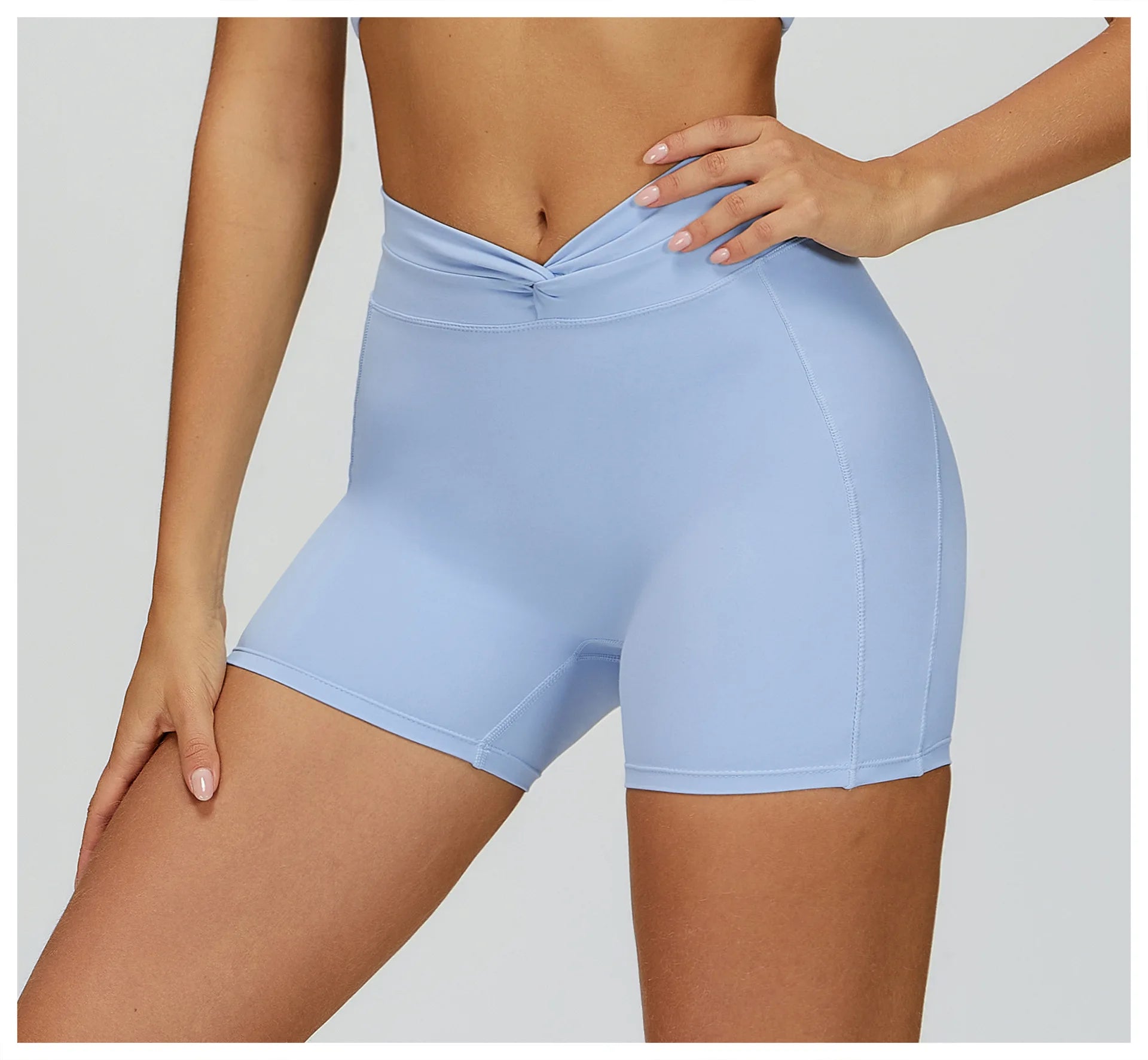 Women Cycling Shorts High Waist Fitness Gym Running Yoga Clothing
