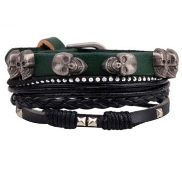 Beaded Leather Bracelet - THREADLIGHT