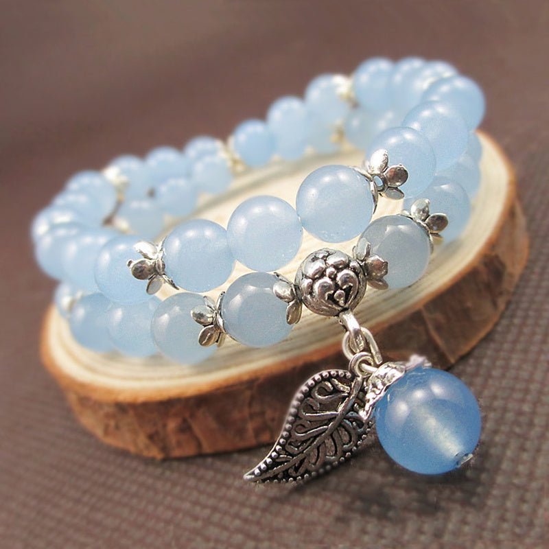 Blue Crystal Bracelet - THREADLIGHT