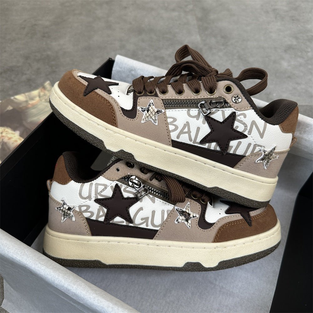 Casual Design Sense Niche Low - top Sneakers Women - THREADLIGHT