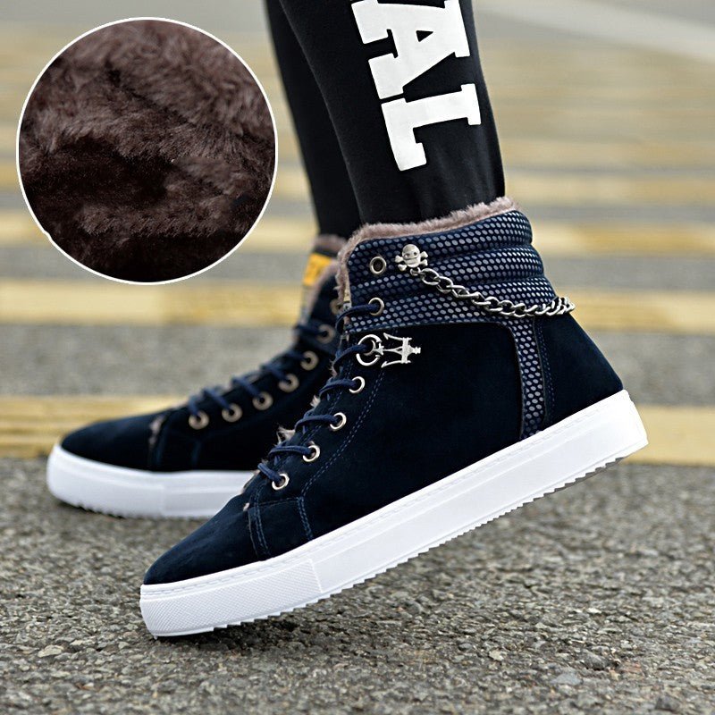 Casual Men's Fleece - lined Sneakers - THREADLIGHT