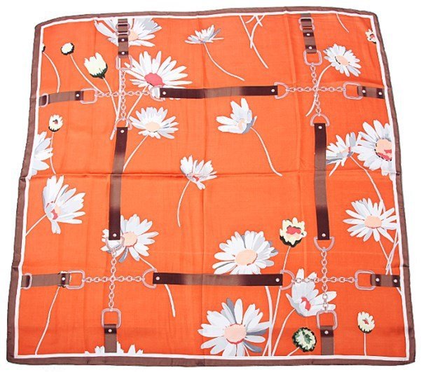 Fashion Silk Scarves Female Printing Hijab - THREADLIGHT