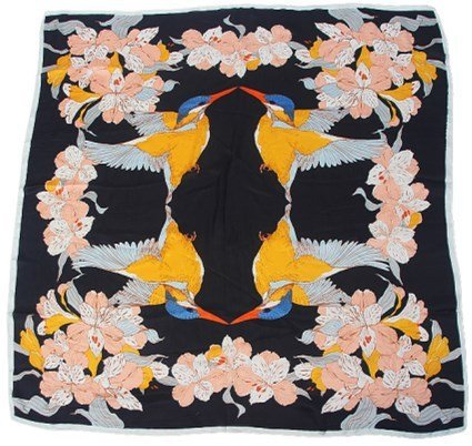 Fashion Silk Scarves Female Printing Hijab - THREADLIGHT