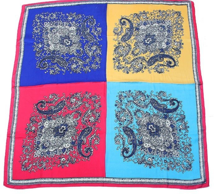 Fashion Silk Scarves Female Printing Hijab - THREADLIGHT