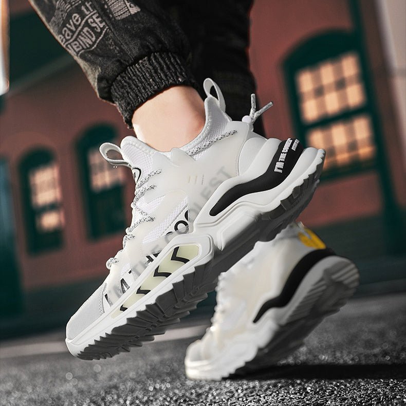 Fashion Sneakers High Top Sport Running Athletic Tennis Walking Shoes Men - THREADLIGHT