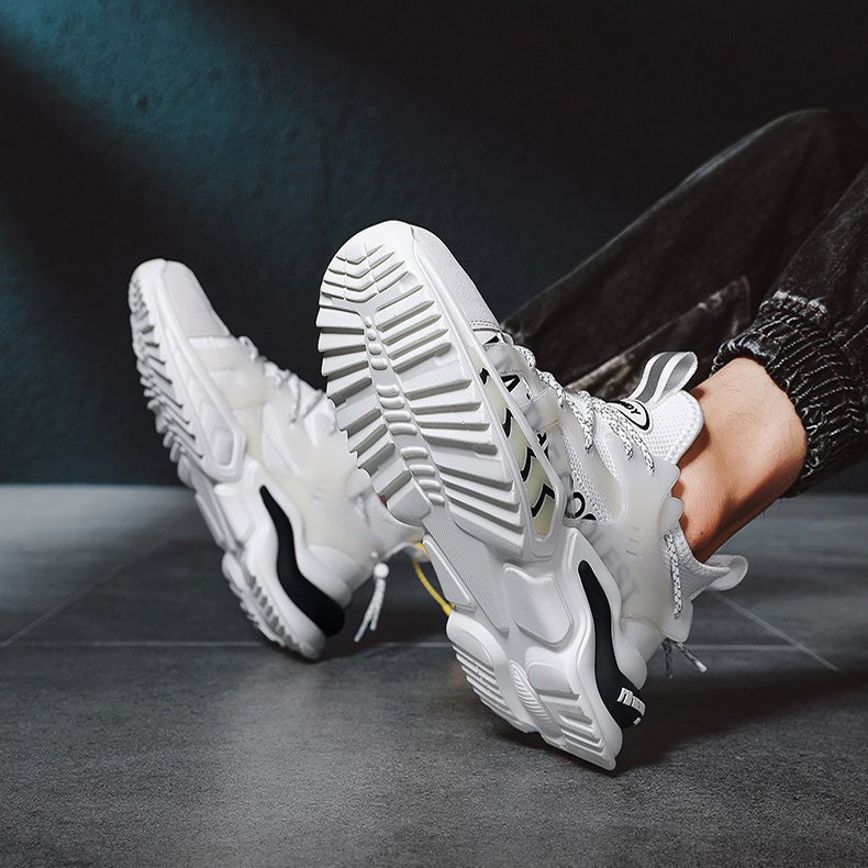 Fashion Sneakers High Top Sport Running Athletic Tennis Walking Shoes Men - THREADLIGHT