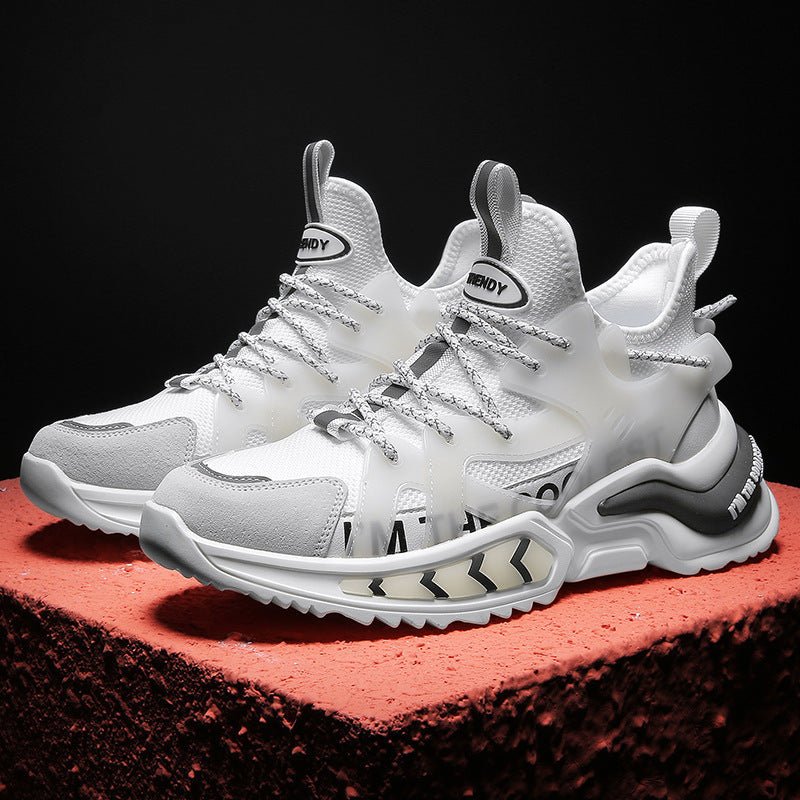 Fashion Sneakers High Top Sport Running Athletic Tennis Walking Shoes Men - THREADLIGHT