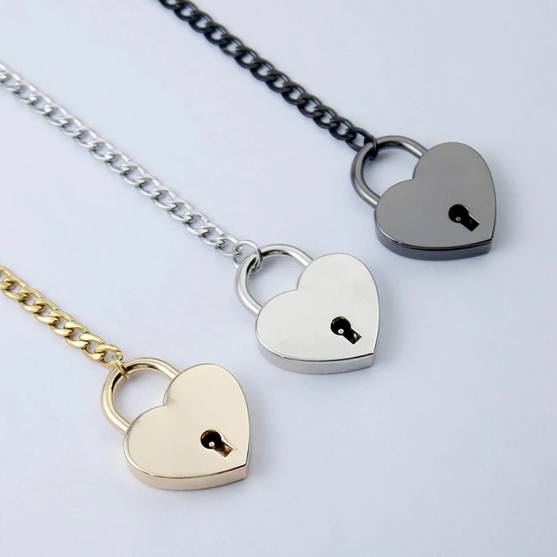 Heart O - Ring Cuban Chain Necklace - THREADLIGHT
