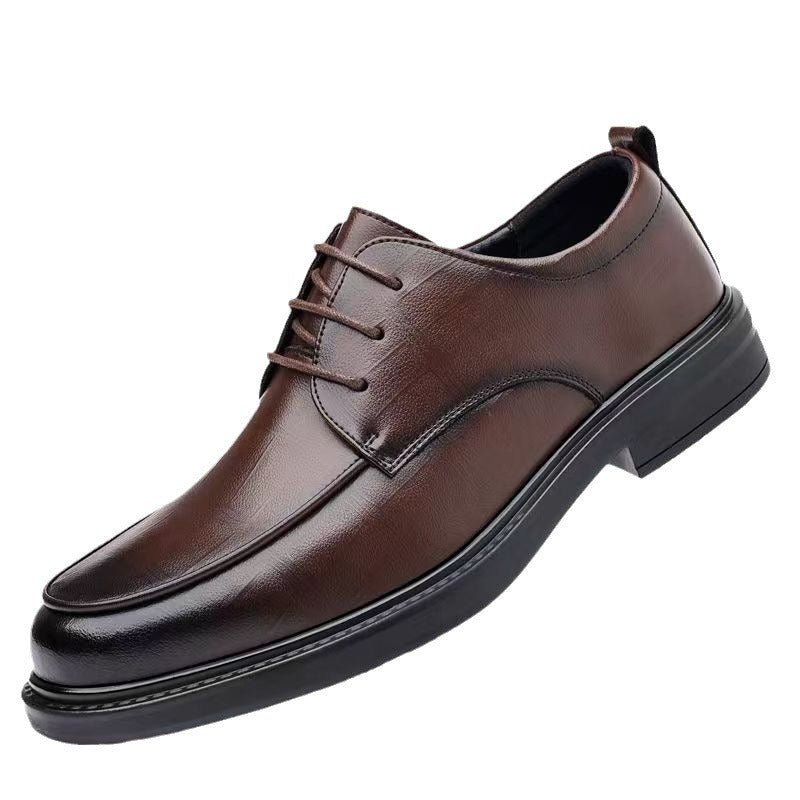 Men's Leather Shoes Spring Fashion New Non - slip Breathable - THREADLIGHT