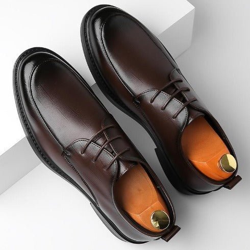 Men's Leather Shoes Spring Fashion New Non - slip Breathable - THREADLIGHT