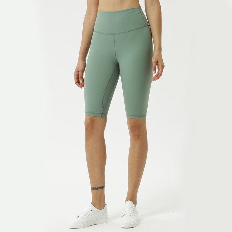 Nude yoga pants women high waist yoga pants - THREADLIGHT