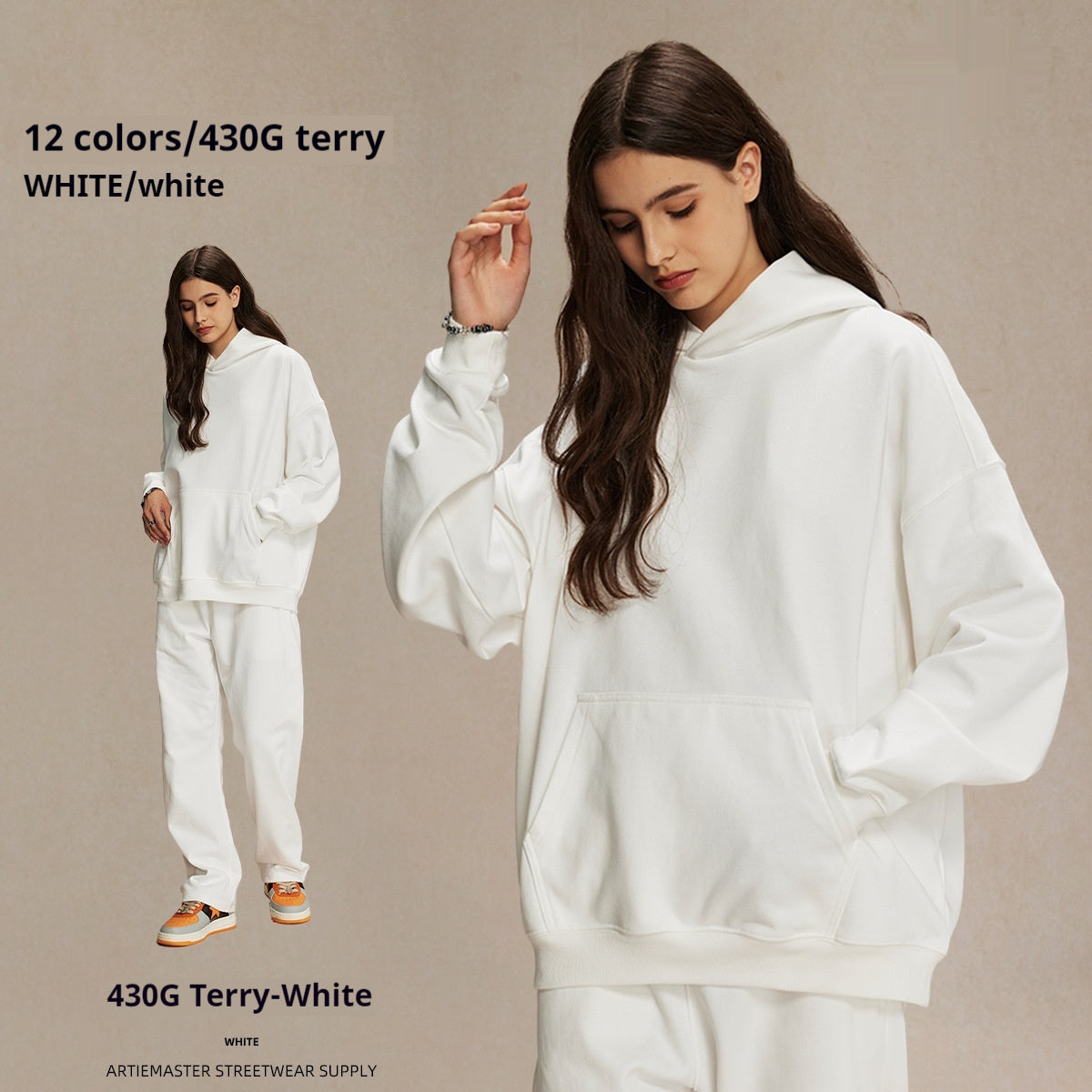 Terry Sweater Men's And Women's Hoodies - THREADLIGHT