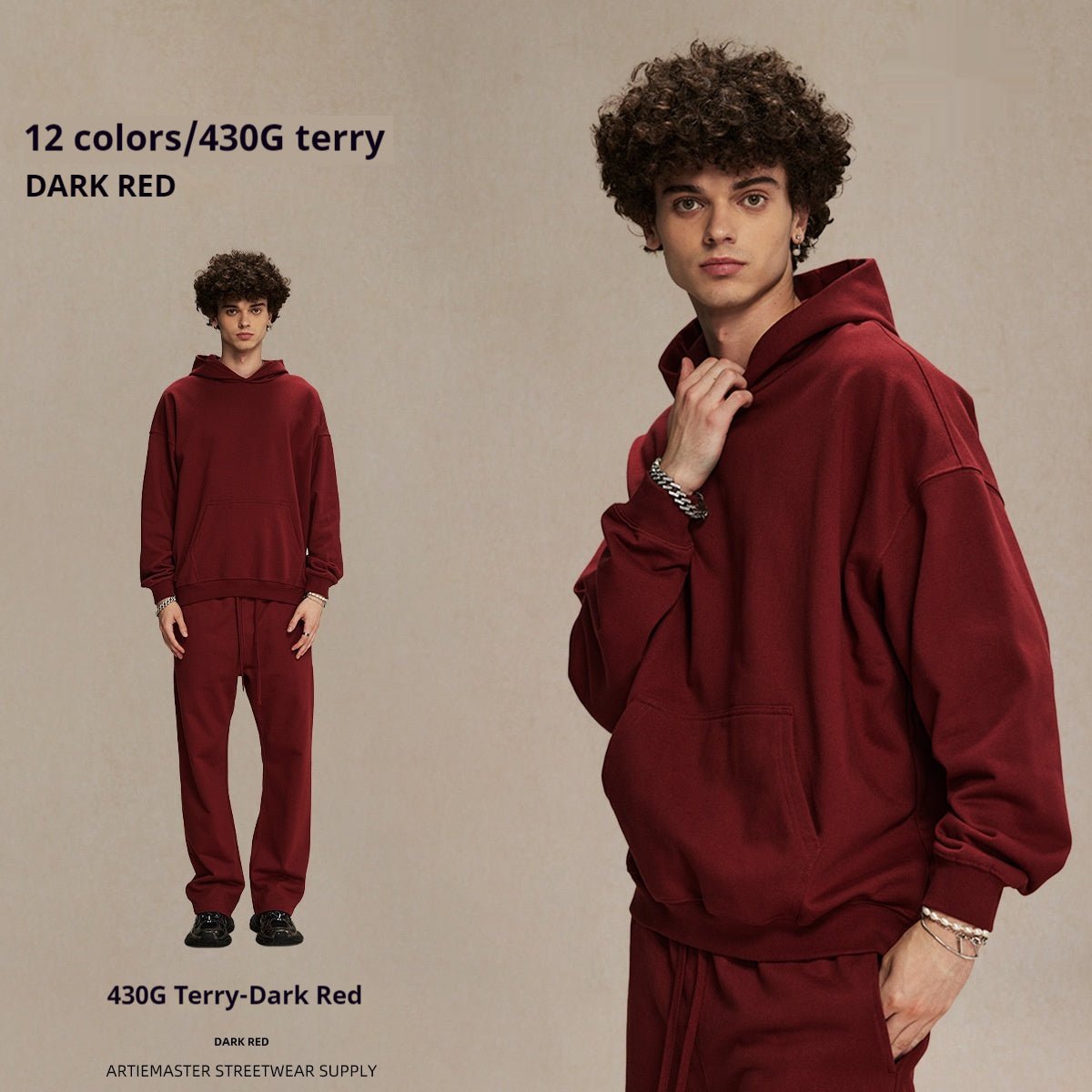 Terry Sweater Men's And Women's Hoodies - THREADLIGHT