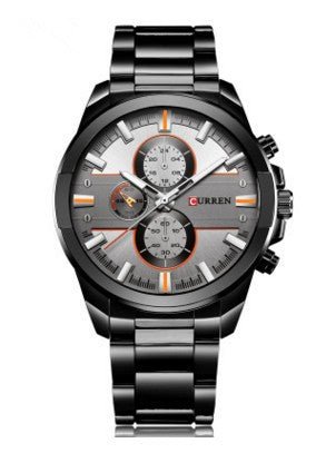 Top Brand Full Steel Wristwatch - THREADLIGHT