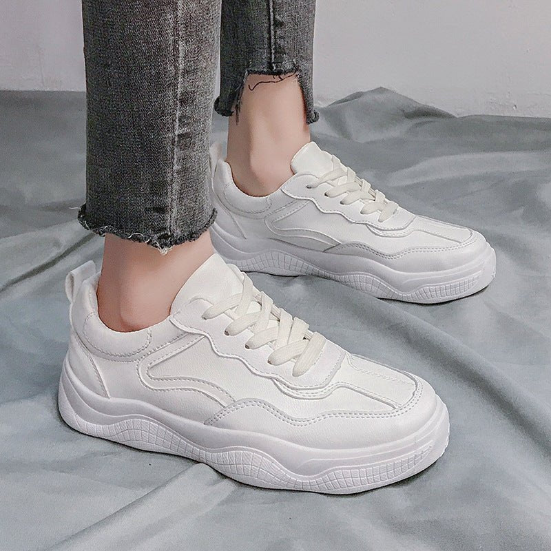 White shoes sneakers - THREADLIGHT