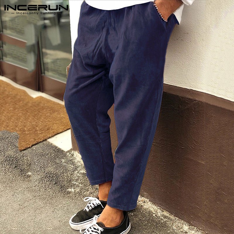 Winter Corduroy Streetwear Pants - THREADLIGHT