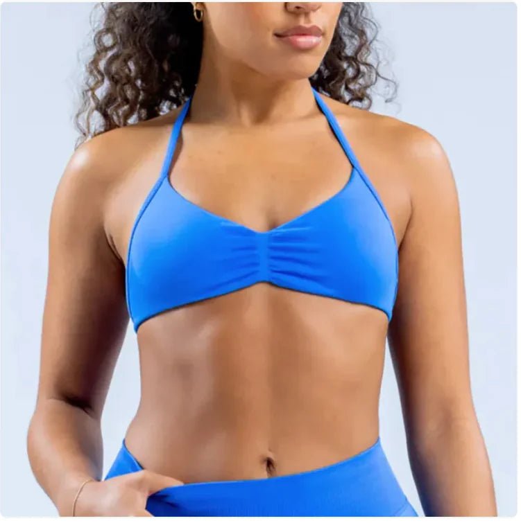 Women's Halter Back Sports Bra - THREADLIGHT