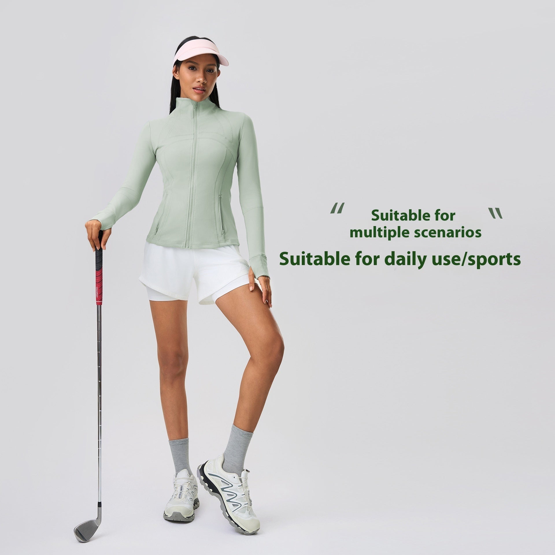 Yoga Sports Jacket Women Elastic Zipper Running Fitness Yoga Jackets - THREADLIGHT