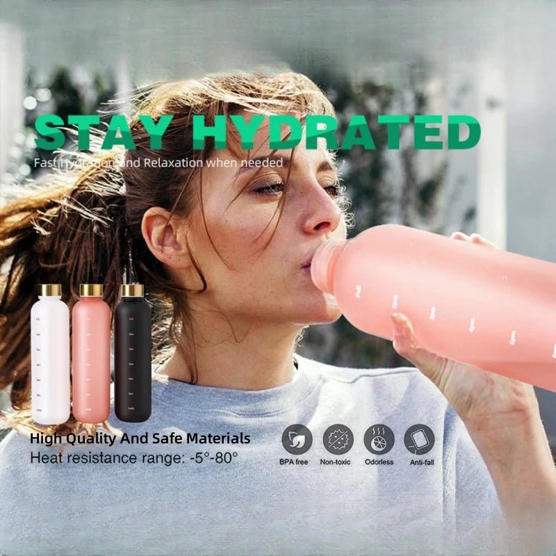 1L Bottle With Time Marker 32 OZ - THREADLIGHT