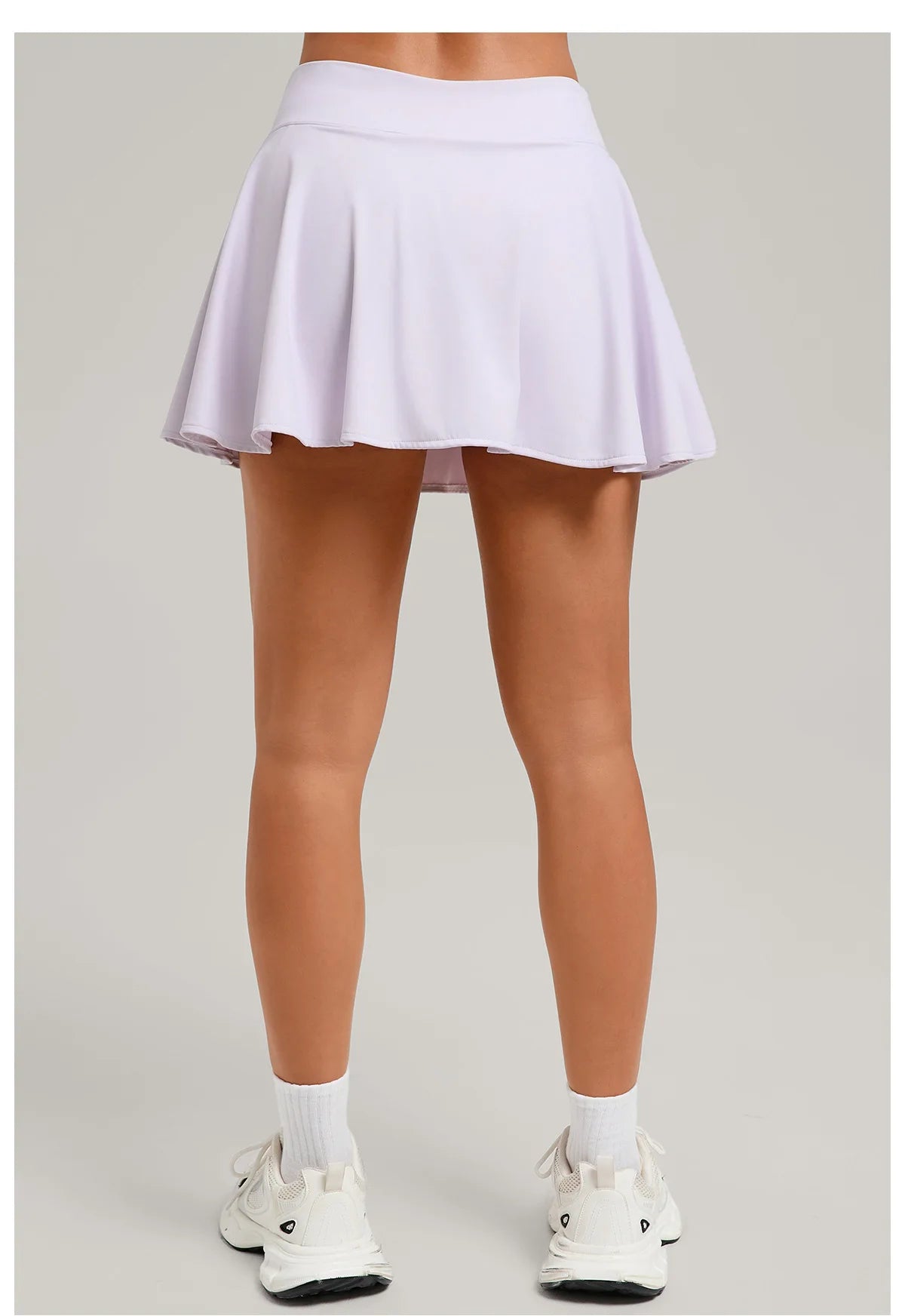 Womens High Waisted Sports Skirt With Pockets Breathable For Yoga Tennis Golf