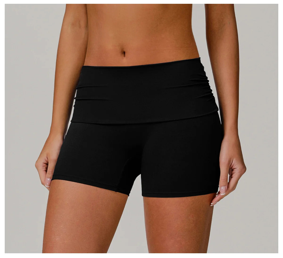 Women High Waist Sports Shorts Push Up Gym Running Cycling Yoga
