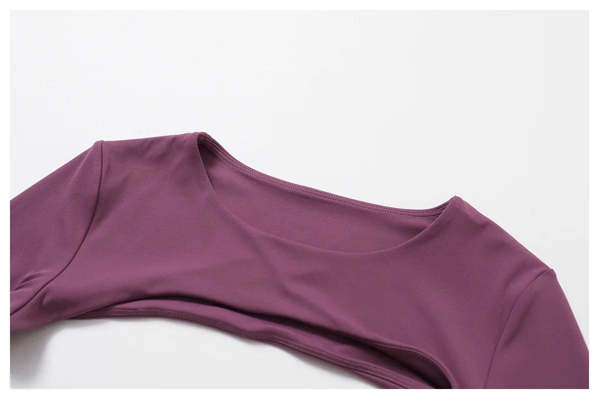 Womens Long Sleeve Yoga Camisole With Shawl Top For Fitness And Running