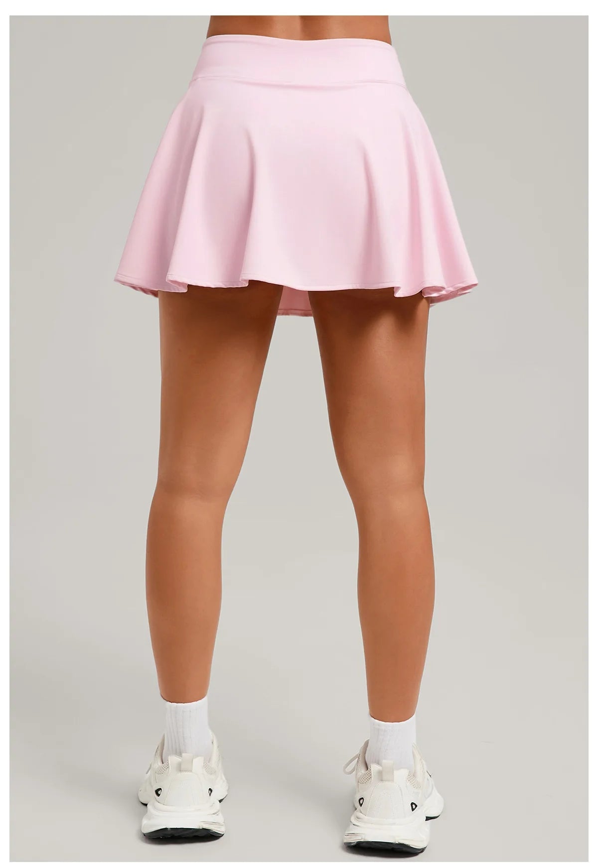 Womens High Waisted Sports Skirt With Pockets Breathable For Yoga Tennis Golf