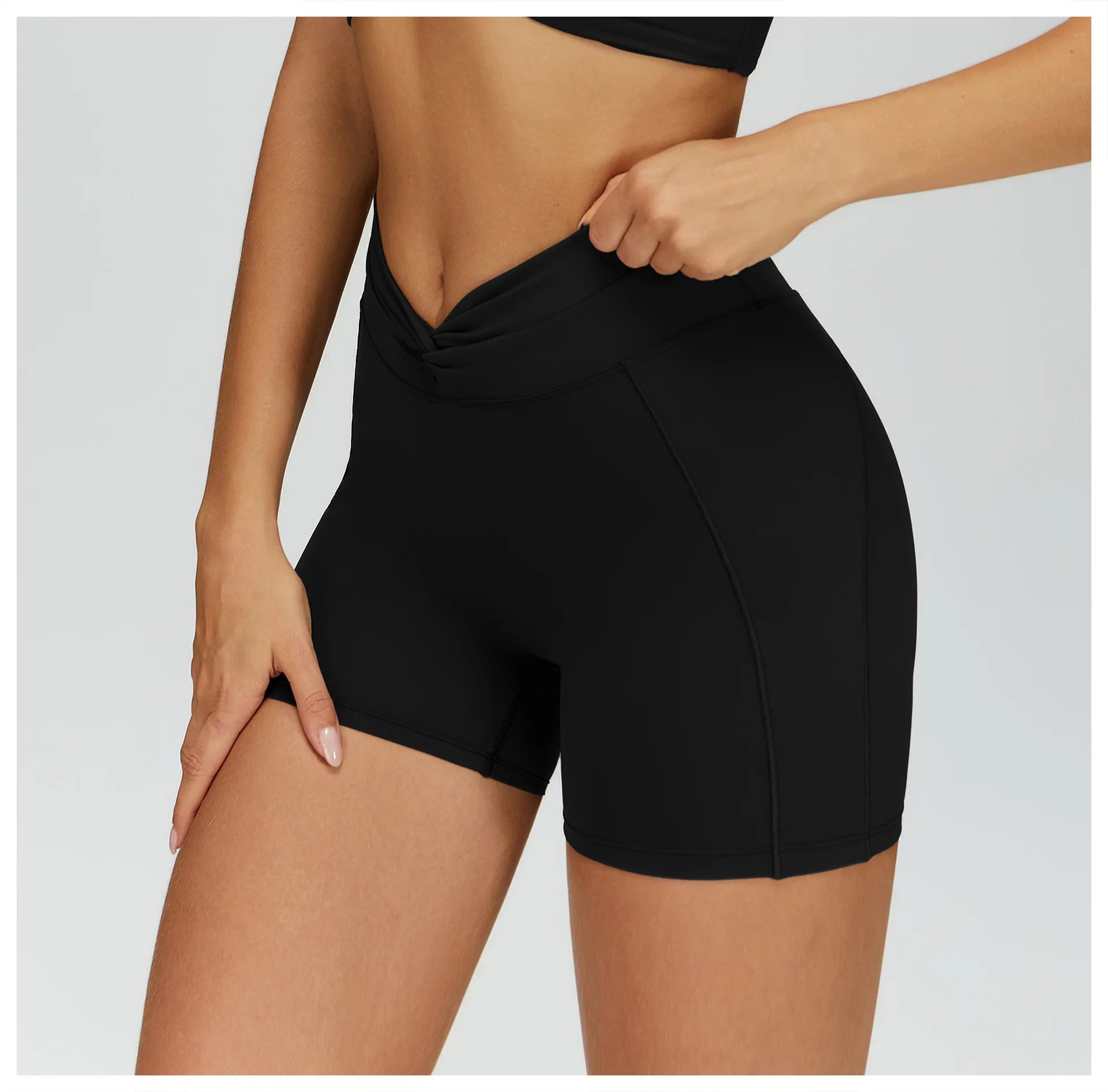Women Cycling Shorts High Waist Fitness Gym Running Yoga Clothing