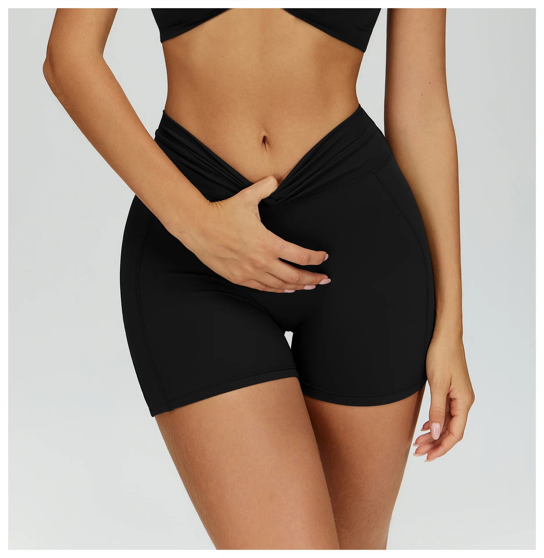 Women Cycling Shorts High Waist Fitness Gym Running Yoga Clothing