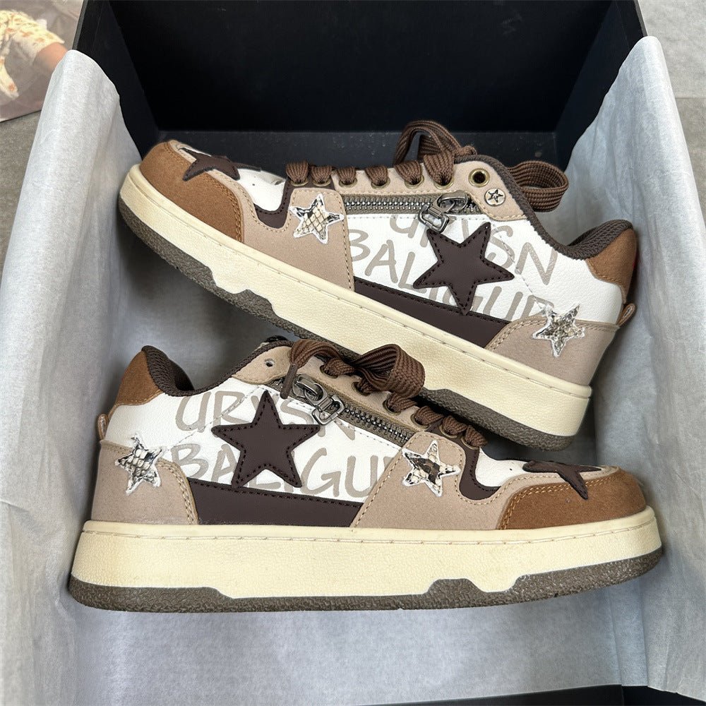 Casual Design Sense Niche Low - top Sneakers Women - THREADLIGHT