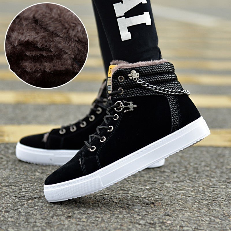 Casual Men's Fleece - lined Sneakers - THREADLIGHT