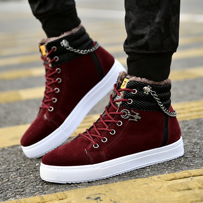 Casual Men's Fleece - lined Sneakers - THREADLIGHT