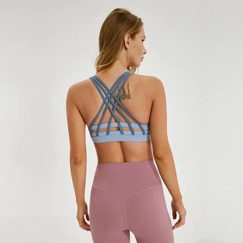 Chic ColorBlock Active Bra - THREADLIGHT
