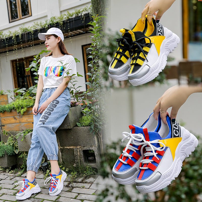 Chunky Breathable Sneakers - THREADLIGHT
