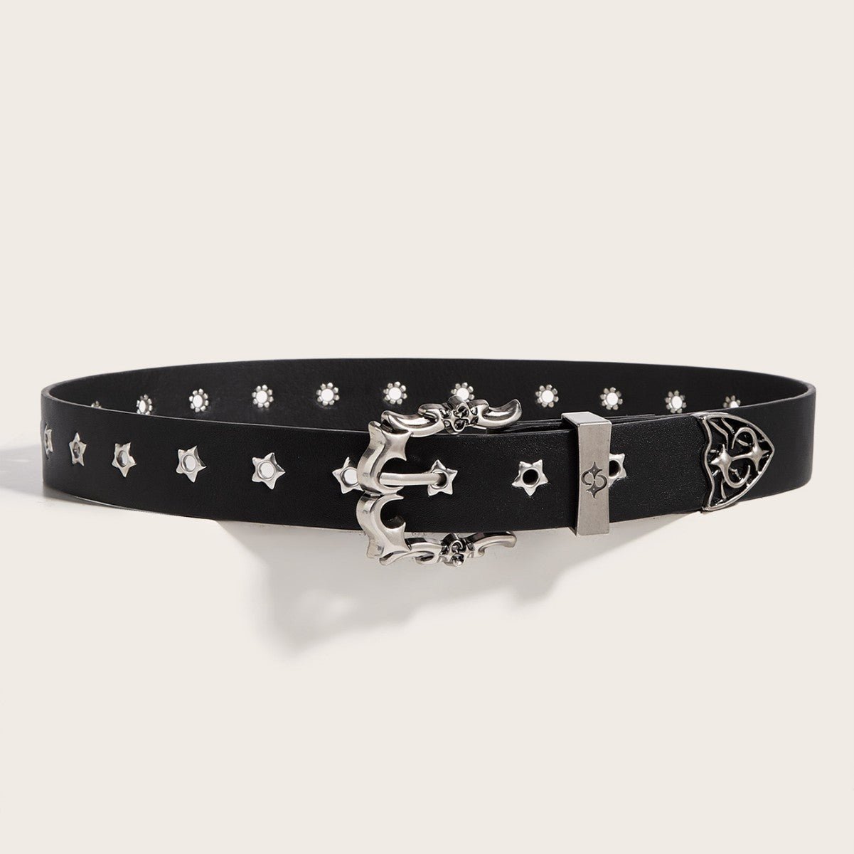 Fashion Personality Rivet Youth Belt Punk Pin Buckle Casual Belt - THREADLIGHT