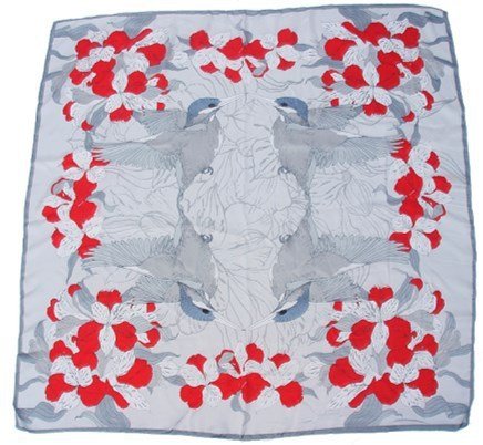 Fashion Silk Scarves Female Printing Hijab - THREADLIGHT