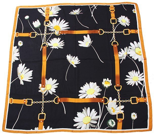 Fashion Silk Scarves Female Printing Hijab - THREADLIGHT