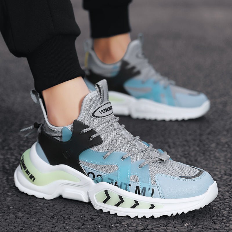 Fashion Sneakers High Top Sport Running Athletic Tennis Walking Shoes Men - THREADLIGHT
