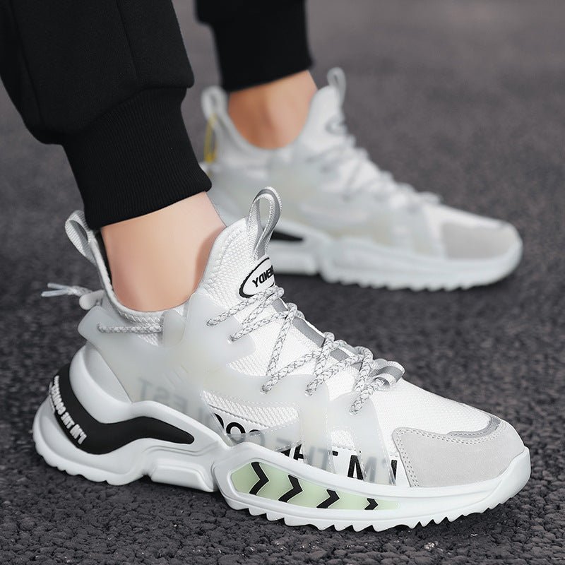 Fashion Sneakers High Top Sport Running Athletic Tennis Walking Shoes Men - THREADLIGHT