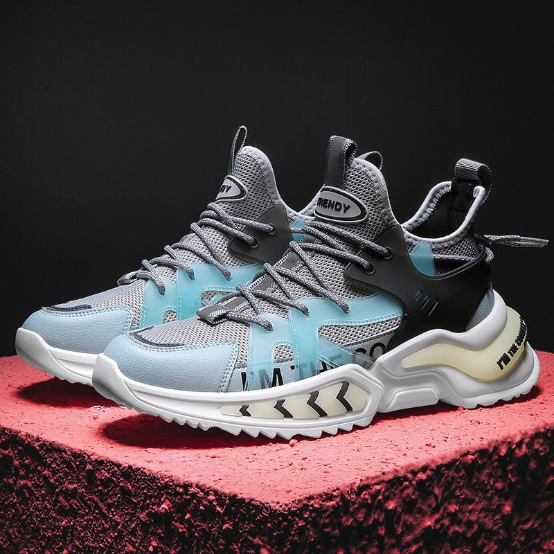Fashion Sneakers High Top Sport Running Athletic Tennis Walking Shoes Men - THREADLIGHT