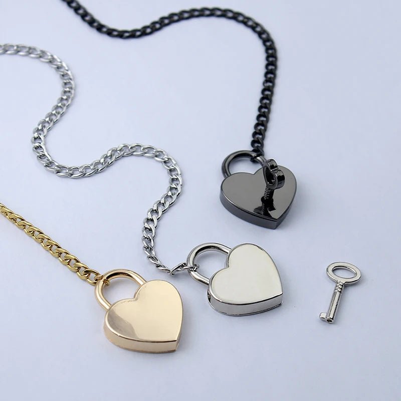 Heart O - Ring Cuban Chain Necklace - THREADLIGHT