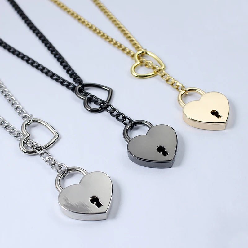 Heart O - Ring Cuban Chain Necklace - THREADLIGHT