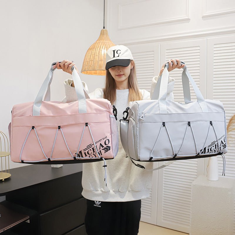 Large Capacity Lightweight Tote Luggage Bag Dry Wet Separation Swimming Gym Bags - THREADLIGHT