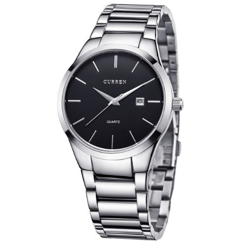 Luxury Brand Analog sports Wristwatch Display Date Men's Quartz Watch Business Watch Men Watch 8106 - THREADLIGHT