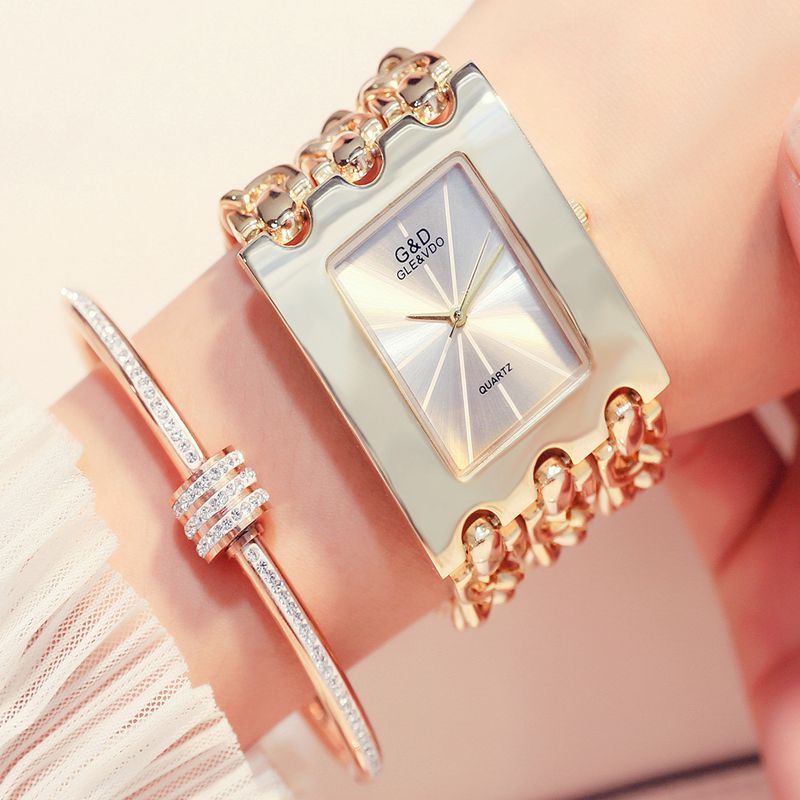 Luxury Brand Stainless Steel Strap Analog Women’s Quartz Watch - THREADLIGHT